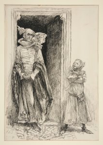 Armando och mun, från akt III, scen i, kärlek av Edwin Austin Abbey