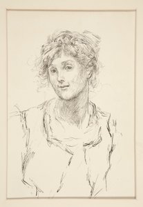 Audrey, illustration för Akt V, Scene i, As You Like It av Edwin Austin Abbey