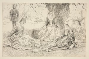 Före prinsessan av Edwin Austin Abbey