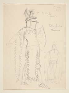 Bolingbroke (turneringsscen), kostymskiss för Henry Irving av Edwin Austin Abbey