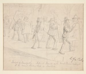 Tecknad film för av Edwin Austin Abbey