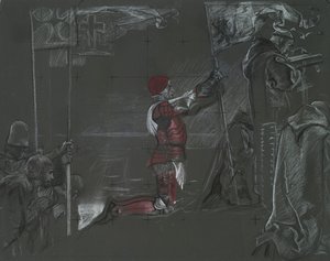 Columbus upptäcker den nya världen av Edwin Austin Abbey