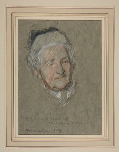Kröning av Edward VII Porträtt: Storhertiginnan Mechlenburg-Strelitz av Edwin Austin Abbey