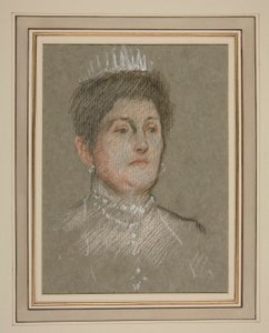 Kröning av Edward VII Porträtt: Prinsessan Beatrice av Battenberg av Edwin Austin Abbey