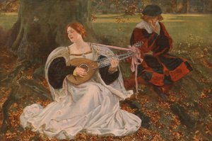 Fair is my Love, c1900, c1930. av Edwin Austin Abbey
