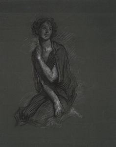 Figurstudie av Edwin Austin Abbey
