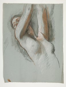 Figurstudie för av Edwin Austin Abbey