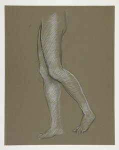 Figurstudie för av Edwin Austin Abbey