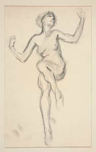 Figurstudie för av Edwin Austin Abbey
