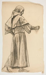 Figurstudie för kung Arthur av Edwin Austin Abbey