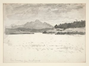 Höglandsscen av Edwin Austin Abbey