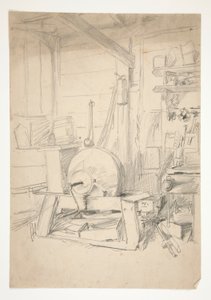 Interiörstudie av Edwin Austin Abbey