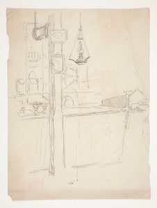 Interiörstudie av Edwin Austin Abbey