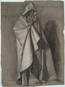 Josef av Arimathea, Figurstudie för av Edwin Austin Abbey