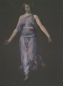 Möjlig figurstudie för av Edwin Austin Abbey