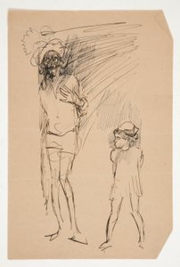 Förstudie för Kärlek av Edwin Austin Abbey
