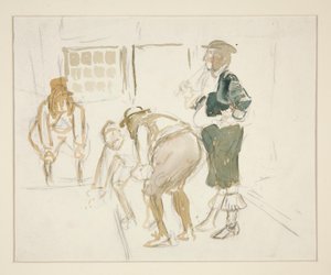 Trolig studie för av Edwin Austin Abbey