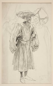 Rosalin och Maria: av Edwin Austin Abbey