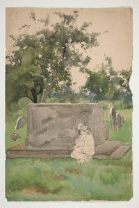 Skiss för av Edwin Austin Abbey