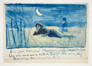 Skiss för av Edwin Austin Abbey