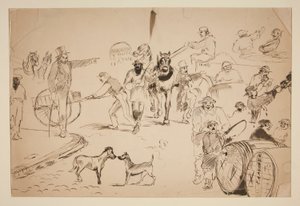 Gatubild av Edwin Austin Abbey
