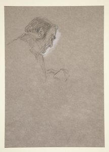 Studie. Ärkebiskopens tempel som kröner kungen av Edwin Austin Abbey