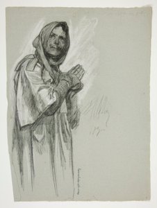 Studera inför av Edwin Austin Abbey