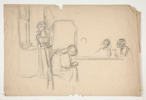 Studera inför av Edwin Austin Abbey