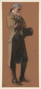 Studie för figur av Dr Benjamin Rush, in av Edwin Austin Abbey