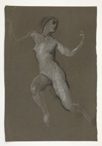 Studera för siffran 12.00 in av Edwin Austin Abbey