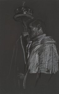 Studie av Peer for Coronation of Edward VII av Edwin Austin Abbey