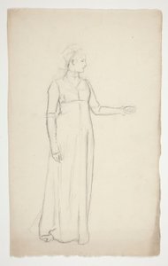 Studie av en kvinna av Edwin Austin Abbey