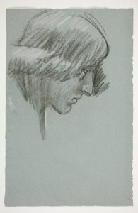 Studie av en ung man av Edwin Austin Abbey