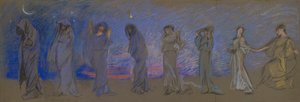 Timmarna av Edwin Austin Abbey