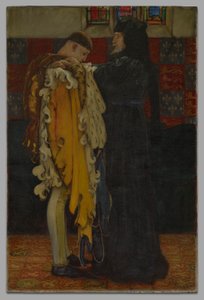 Kungen till prinsen av Wales: av Edwin Austin Abbey