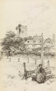 Prästen av Edwin Austin Abbey