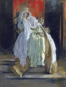 Drottningen i "Hamlet" av Edwin Austin Abbey