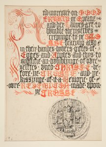 Titelsidesdesign, Scribner av Edwin Austin Abbey