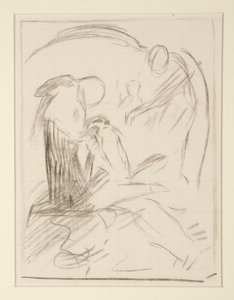 Två sammansättningsstudier för av Edwin Austin Abbey