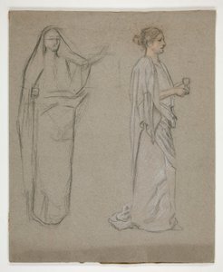 Två kvinnor: studera för av Edwin Austin Abbey