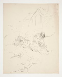 Oidentifierad illustration av Edwin Austin Abbey