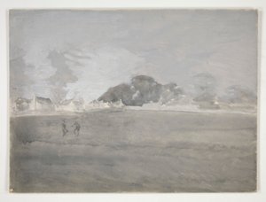 Oidentifierat landskap av Edwin Austin Abbey