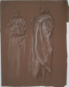 Oidentifierad studie av Edwin Austin Abbey