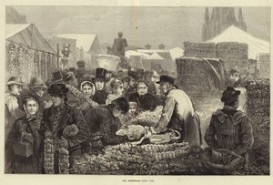 Birmingham Onion Fair (gravyr) av Edwin Buckman