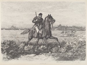 Kavalleriets frammarsch av Edwin Forbes