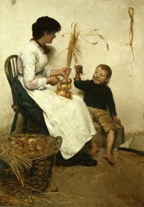 Hans första fångst, c.1888