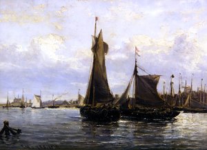 Gorleston Harbour, 1878
