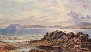 Sommarväder i Dublin Bay (färglitografi) av Edwin Hayes