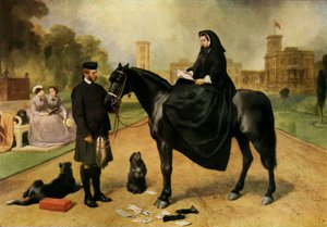 "Drottning Victoria i Osborne", 1865-1867, 1943.