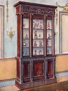 snidade mahogny Kina-fodral--Adam inflytande av Edwin John Foley